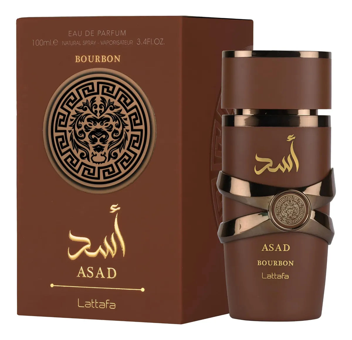 Asad Bourbon Lattafa Eau de Parfum Masculino 100ml